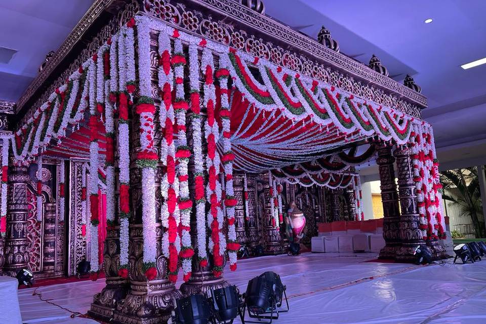 Garlands draping
