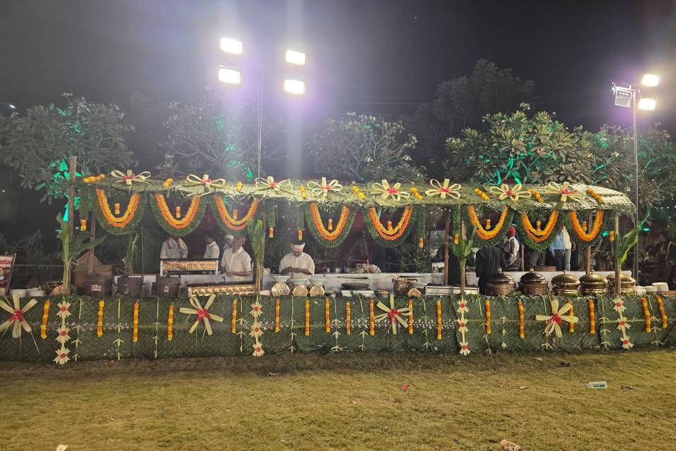 Catering setup