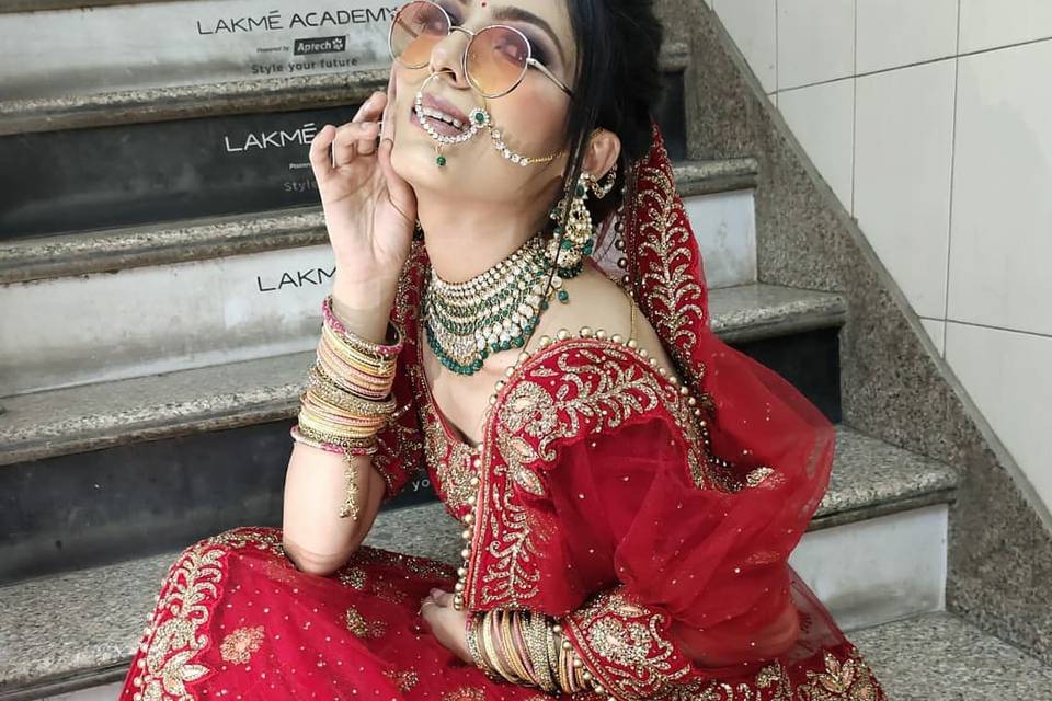 Bridal makeup