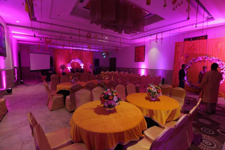 Banquet Haldi Decor