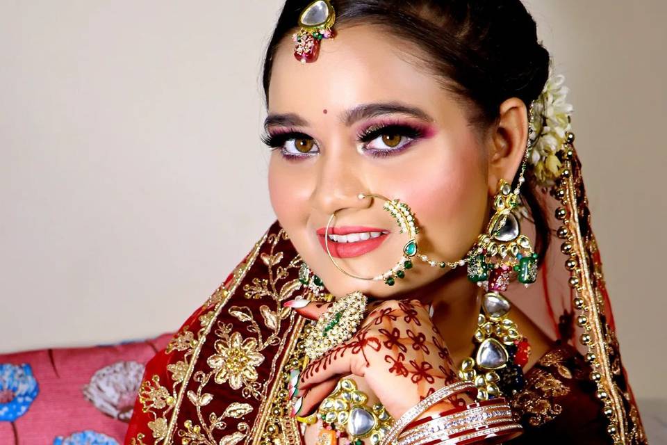 Bridal makeup