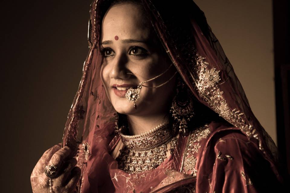 Rajput Bride Portrait