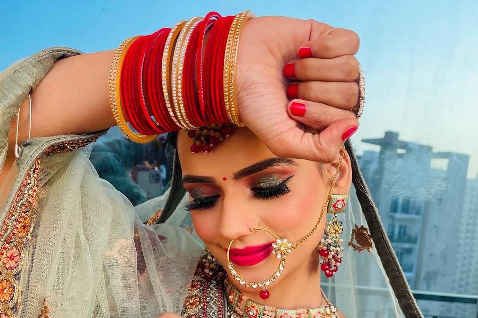 Bridal makeup