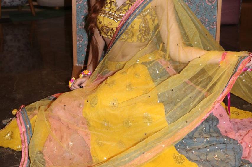 Haldi look