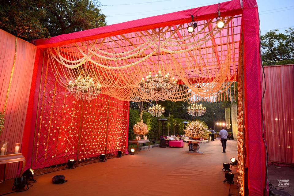 Wedding baraat entry