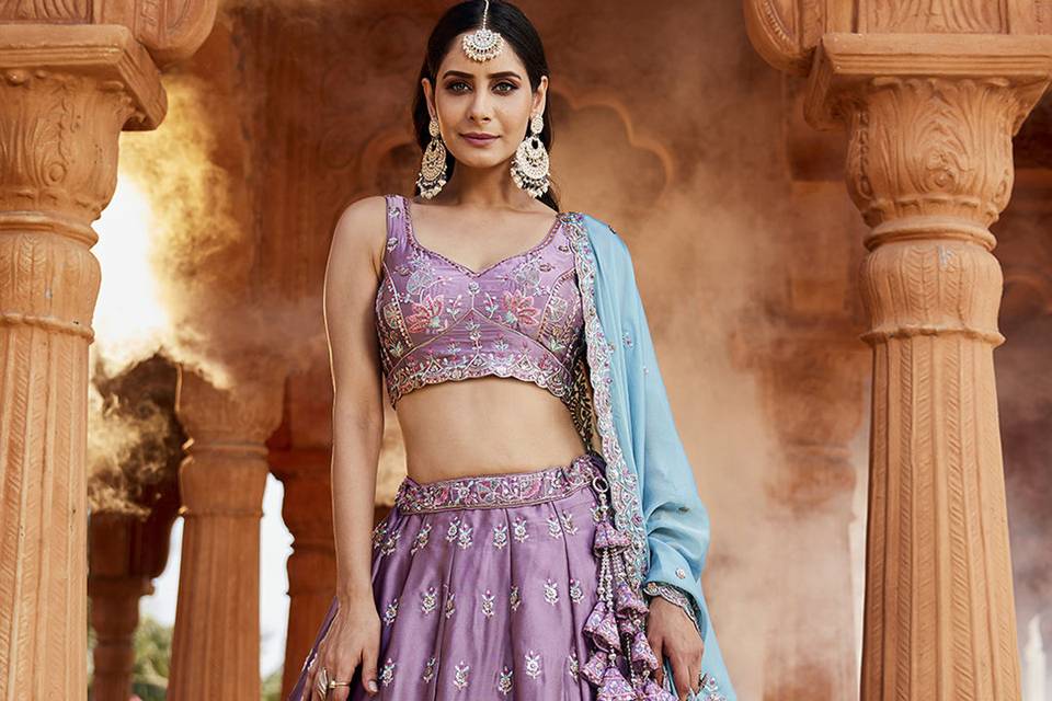 Georgette Bridal Lehenga