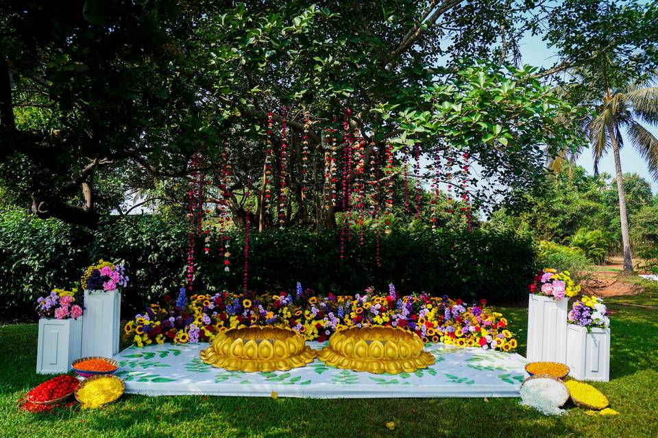 Haldi stage