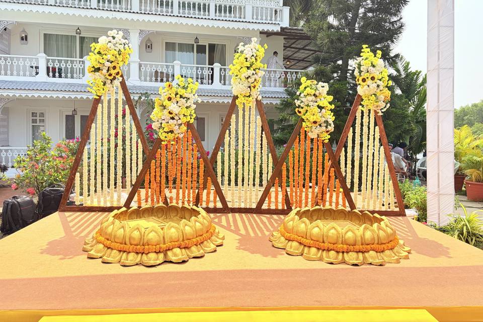 Haldi Backdrop