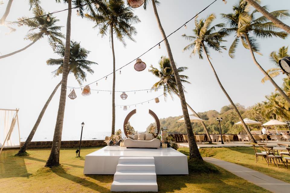 Engagement backdrop
