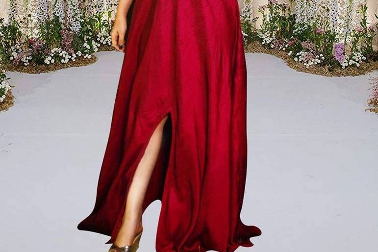 Designer gown