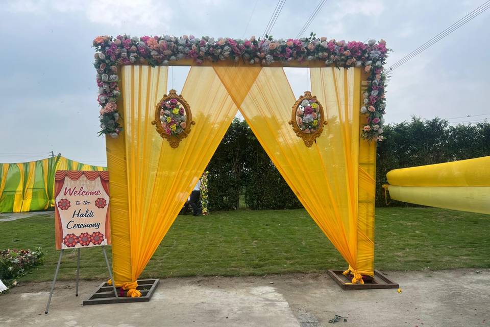 Haldi decor