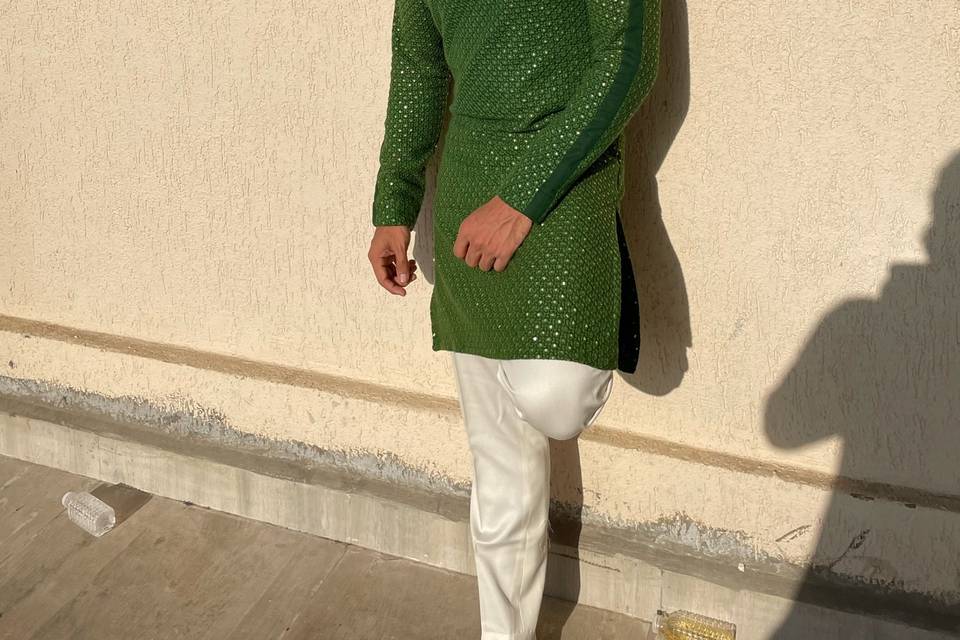 Lucknowi modern kurta