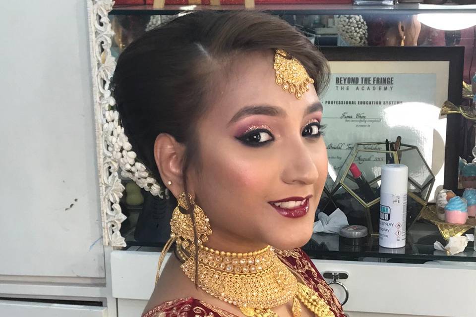 Bridal makeup