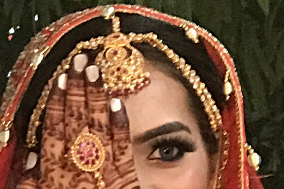 Bridal makeup