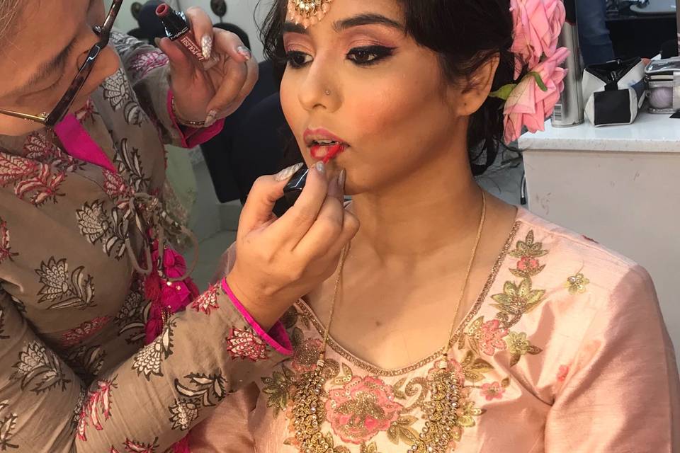 Bridal makeup