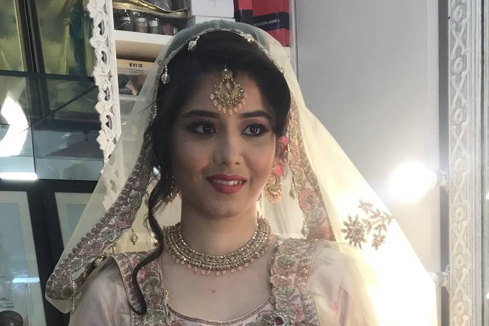 Bridal makeup