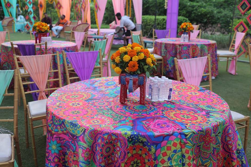 Mehendi decor