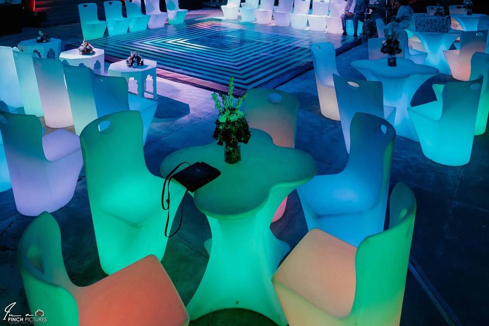 Neaon theme decoration