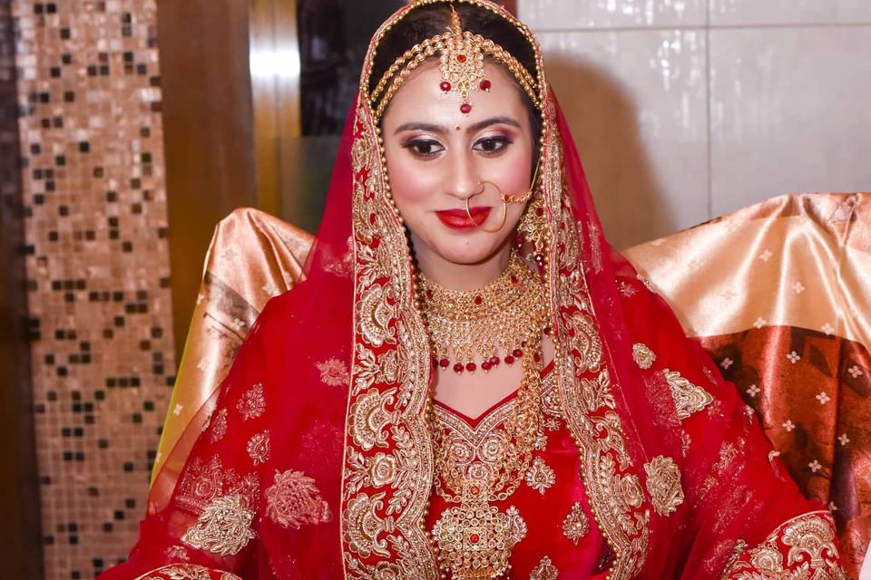 Bridal makeup