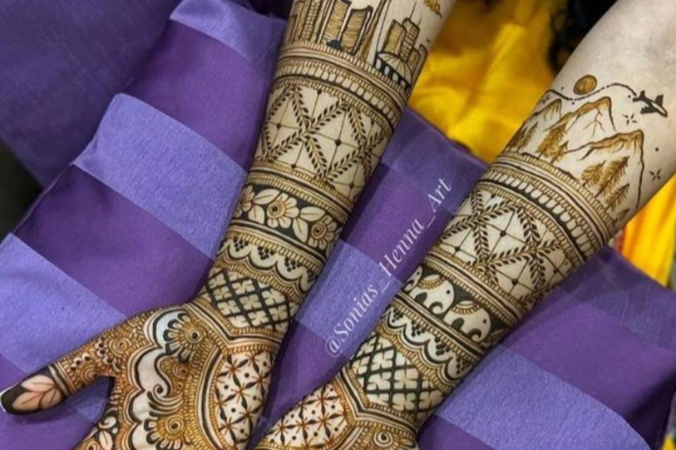 A k mehandi Artist