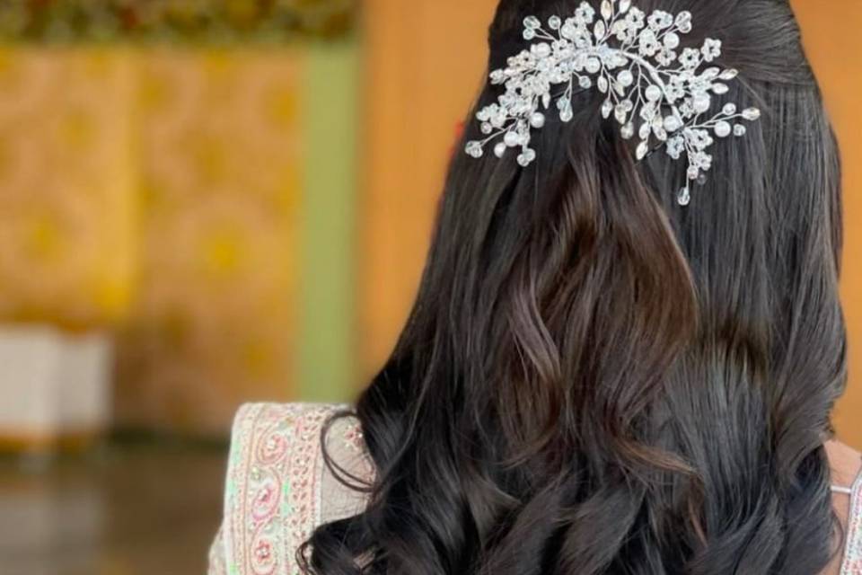 Reception hairstyle