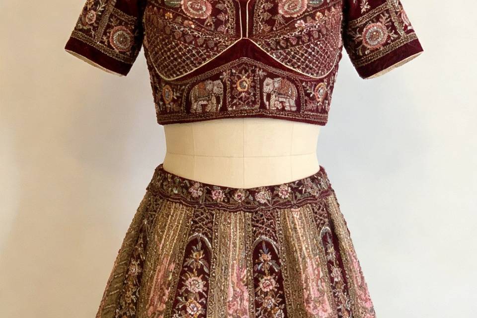Bridal lehenga