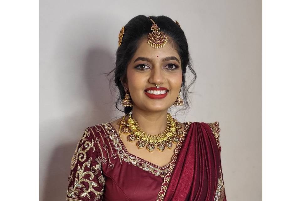 Semi bridal look
