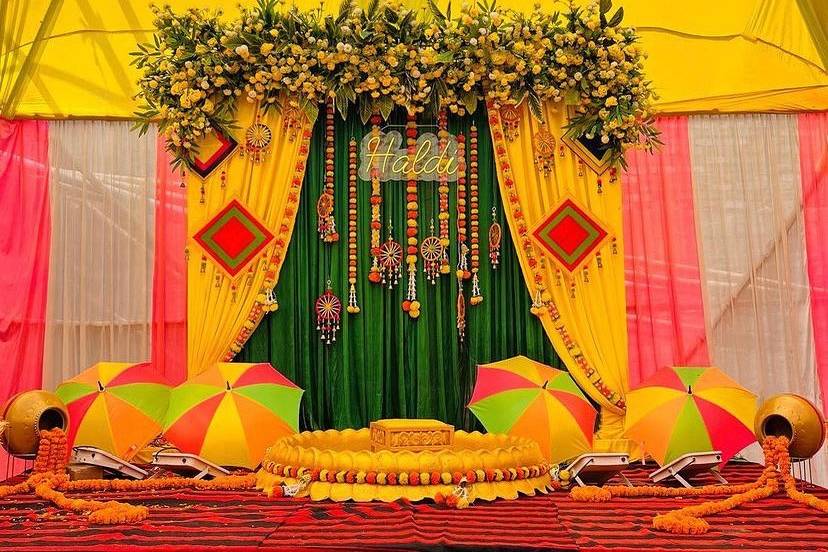 Haldi decor