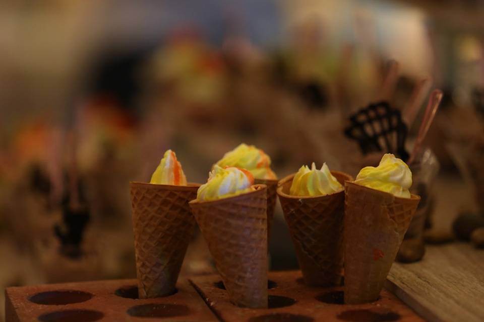 ice cream cones