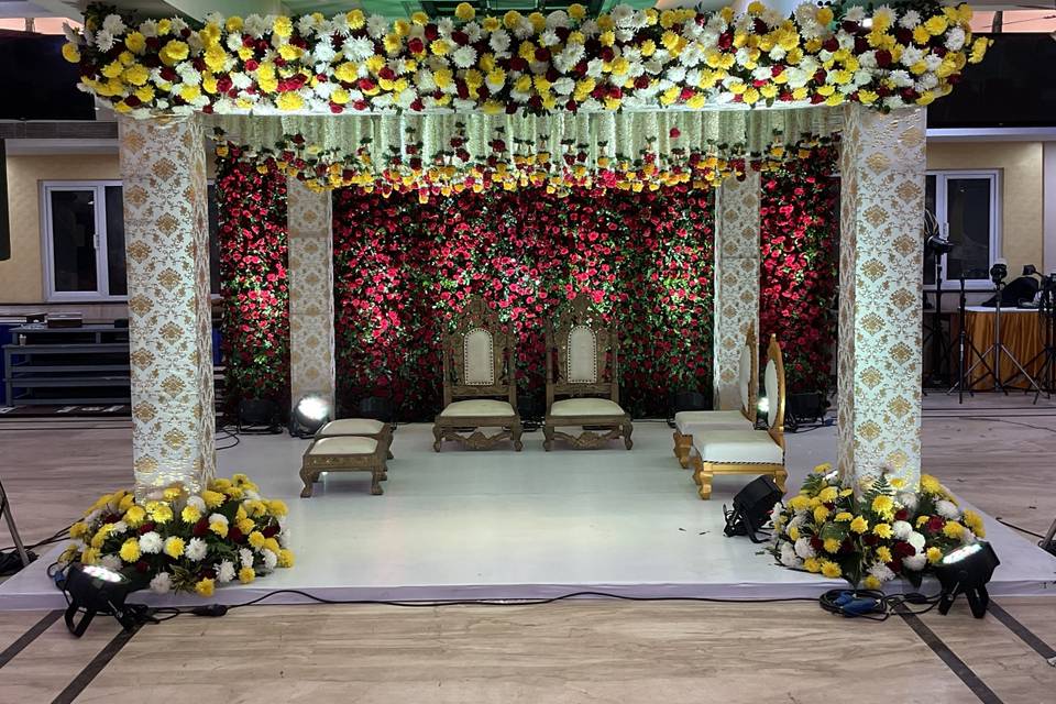 Reception decor