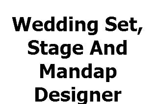 Wedding Set, Stage and Mandap Designer
