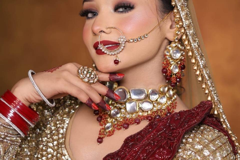 Bridal makeup