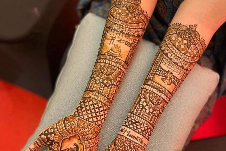 Bridal mehndi