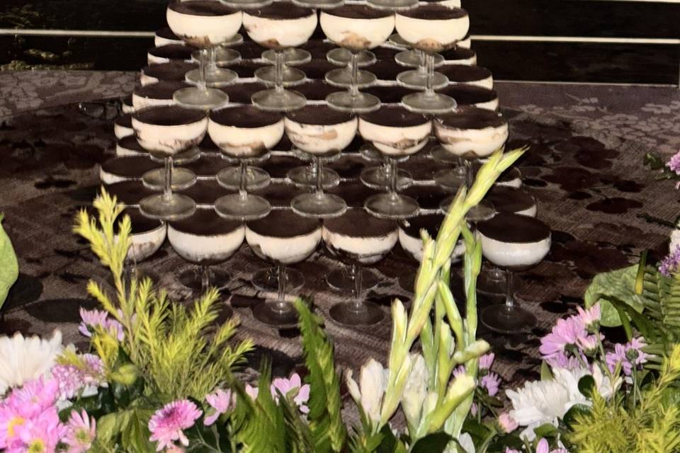 Tiramisu tower