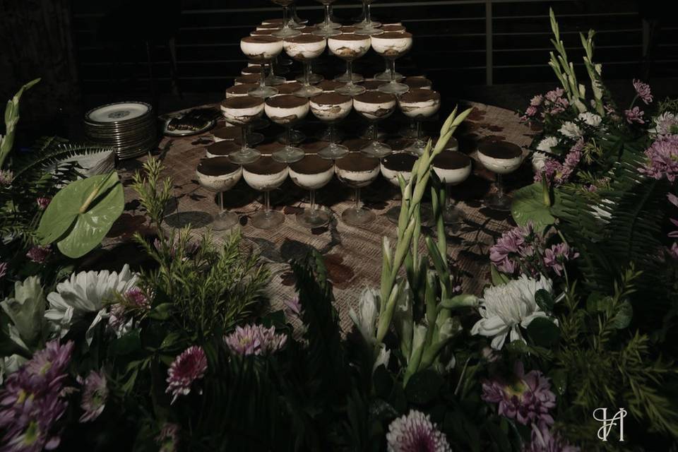 Tiramisu tower