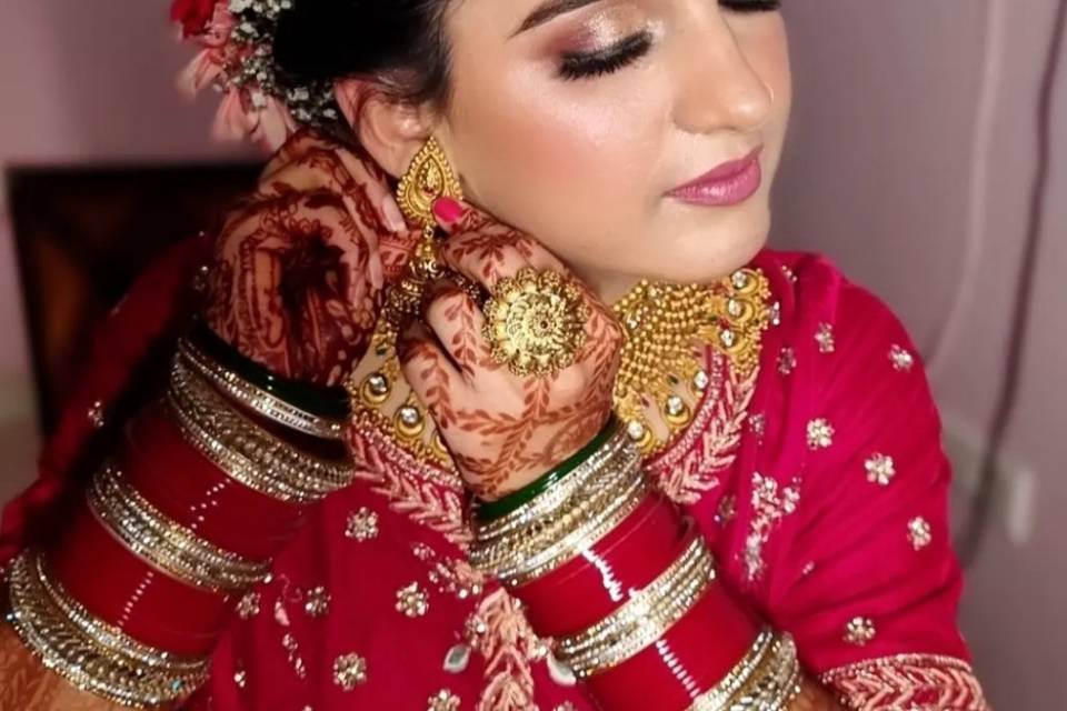 Bridal makeup