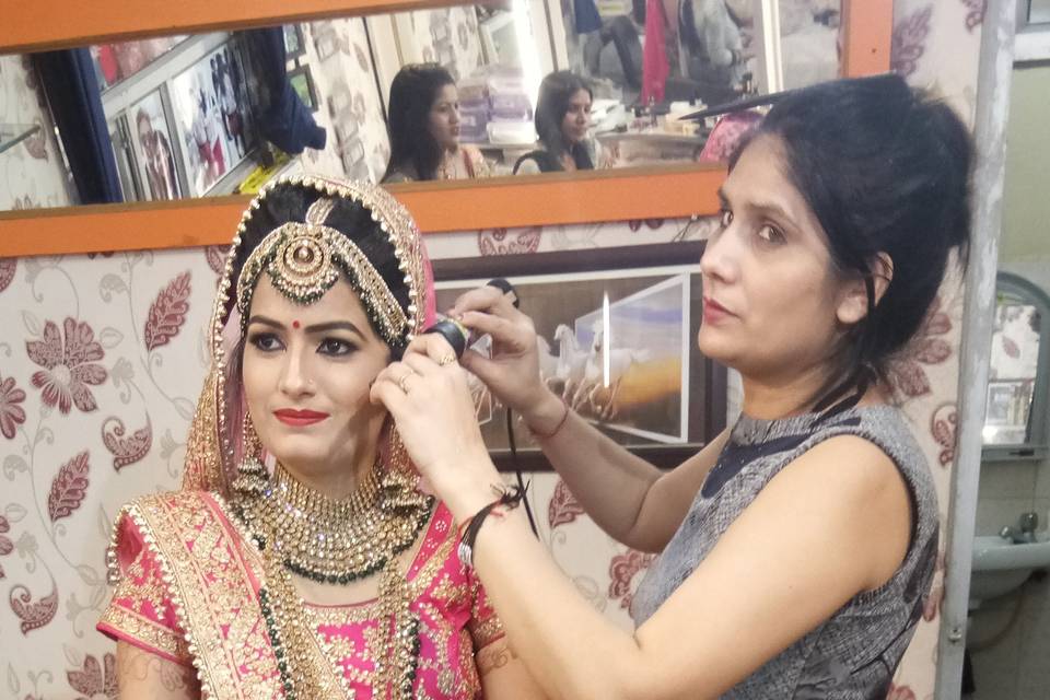 Bridal makeup