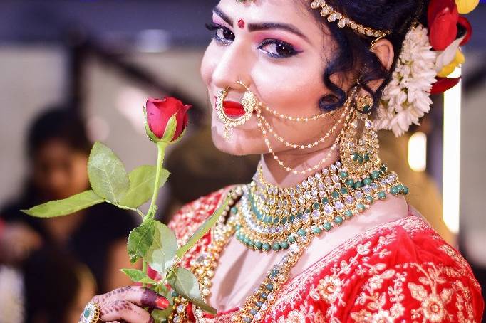 Bridal makeup