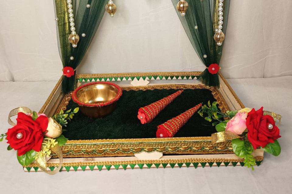 Mehndi platter