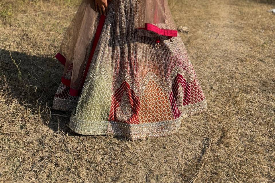 Bridal lehenga
