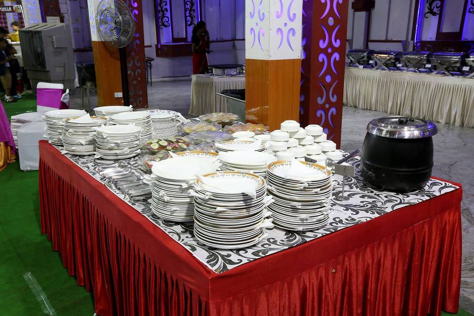 Catering setup