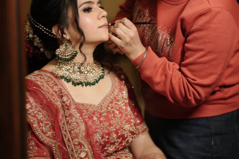 Bridal makeup