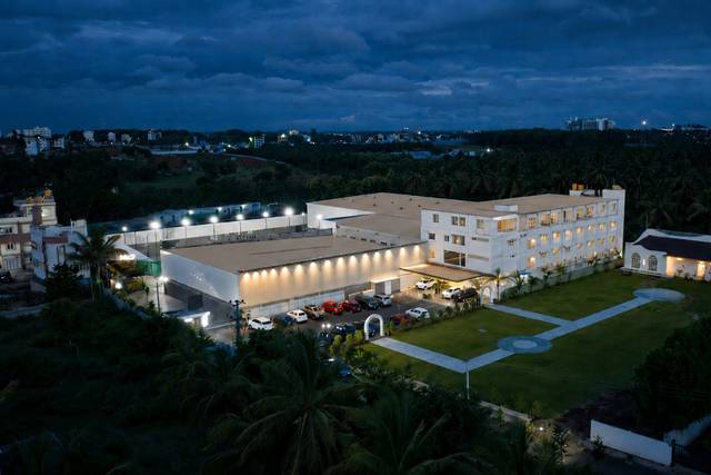 Ariel view of club campus