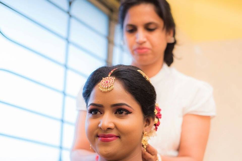 Bridal makeup