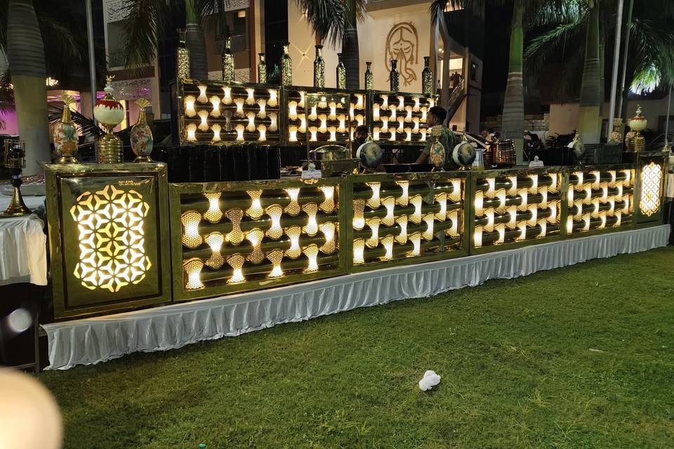 Catering setup