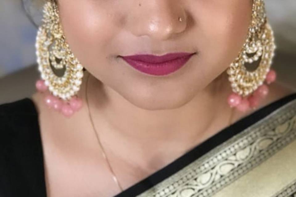 Makeup for the bridesmaid