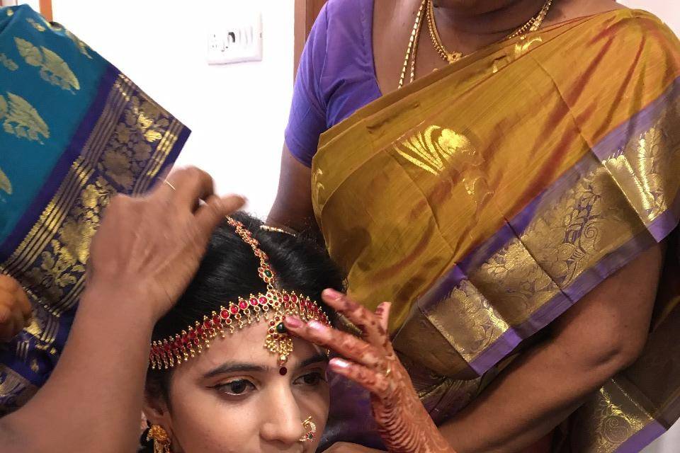 Bridal makeup