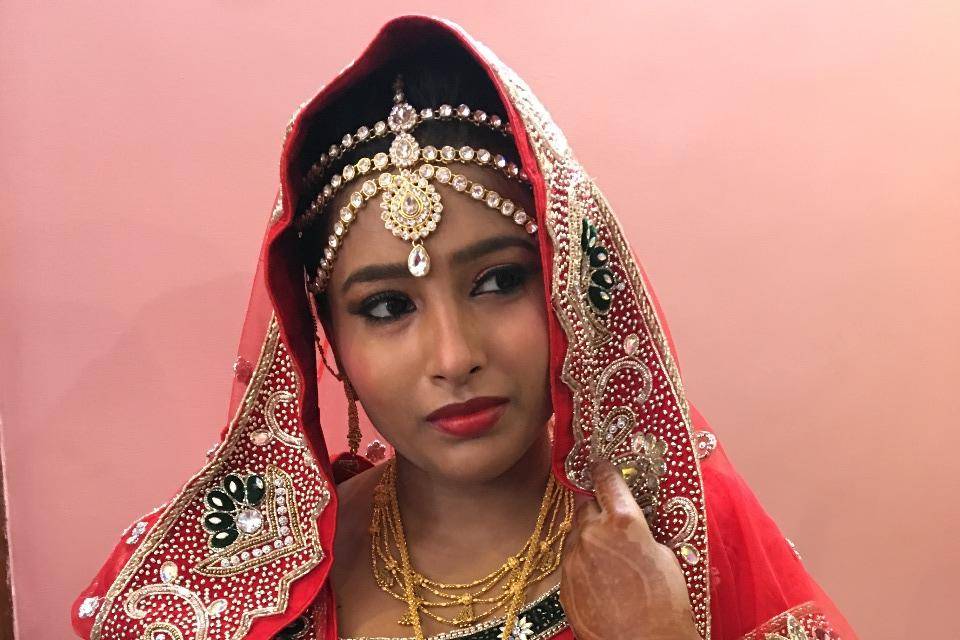 Bridal makeup