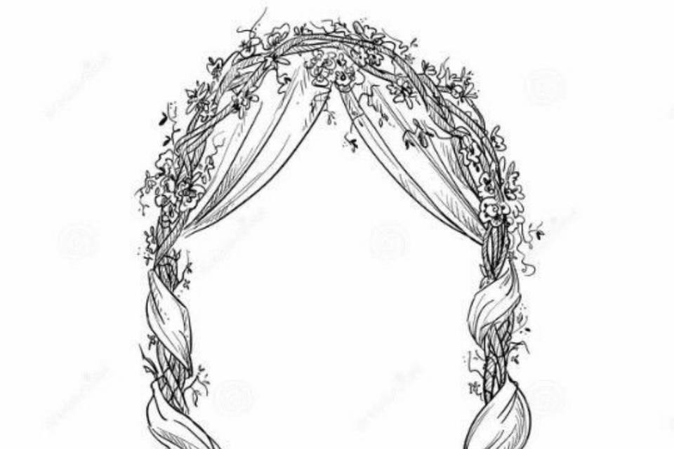 Wedding decor sketches