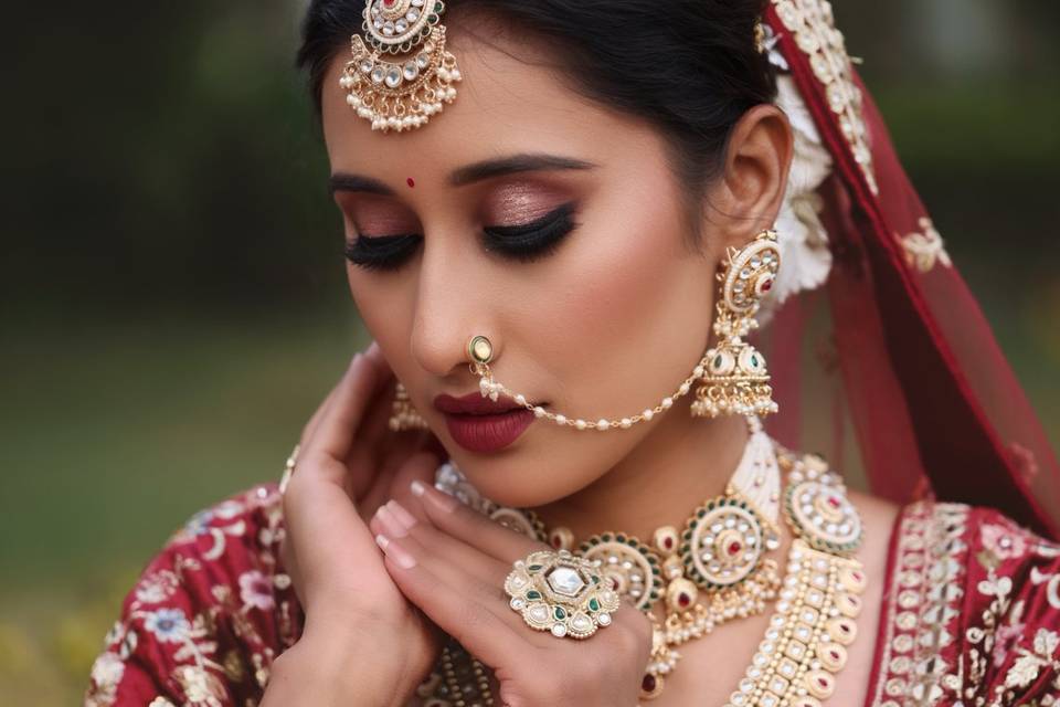 Bridal makeup